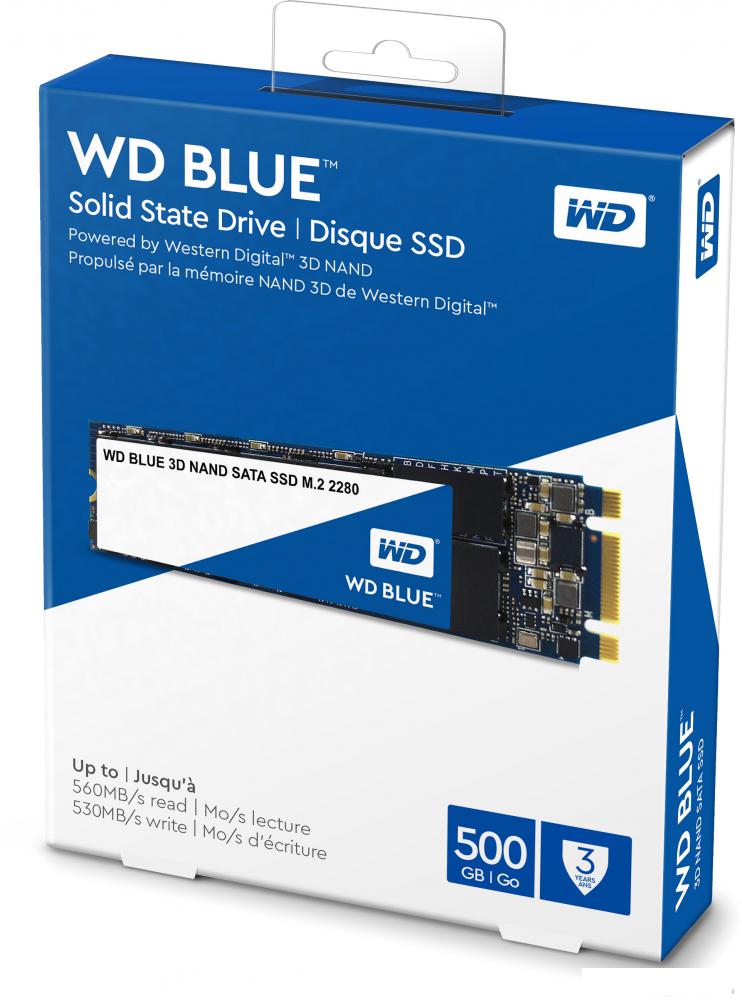 SSD WD Blue 3D NAND 500GB WDS500G2B0B