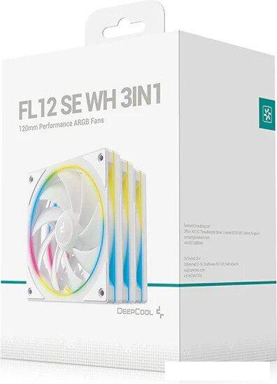 Комплект вентиляторов для корпуса DeepCool FL12 SE WH 3IN1 R-FL12SE-WHAPN3-G