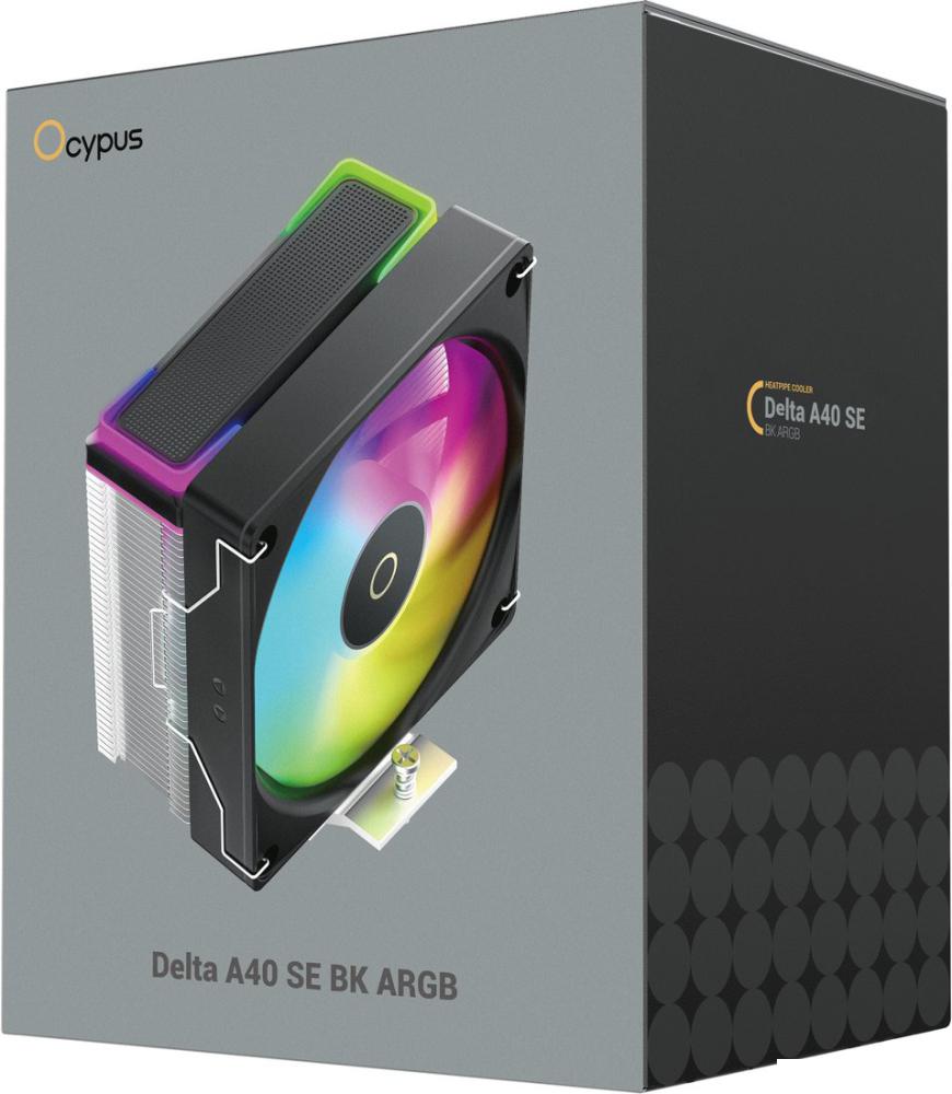 Кулер для процессора Ocypus Delta A40 SE BK ARGB Delta-A40-BK1AAWN00S-GL