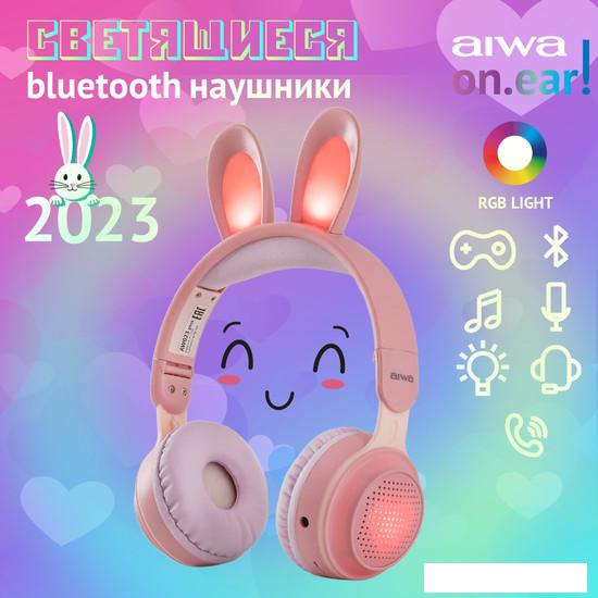 Наушники Aiwa AW023 (розовый)