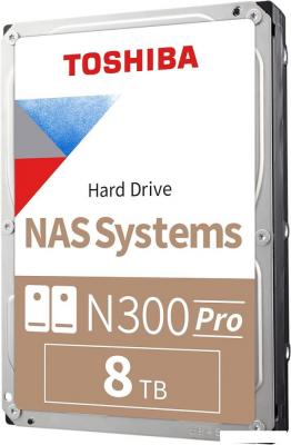 Жесткие диски Toshiba N300 Pro 8TB HDWG780AZSTB
