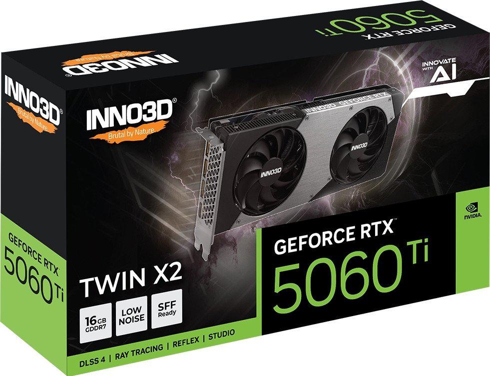 Видеокарта Inno3D GeForce RTX 5060 Ti 16GB Twin X2 N506T2-16D7-191073N