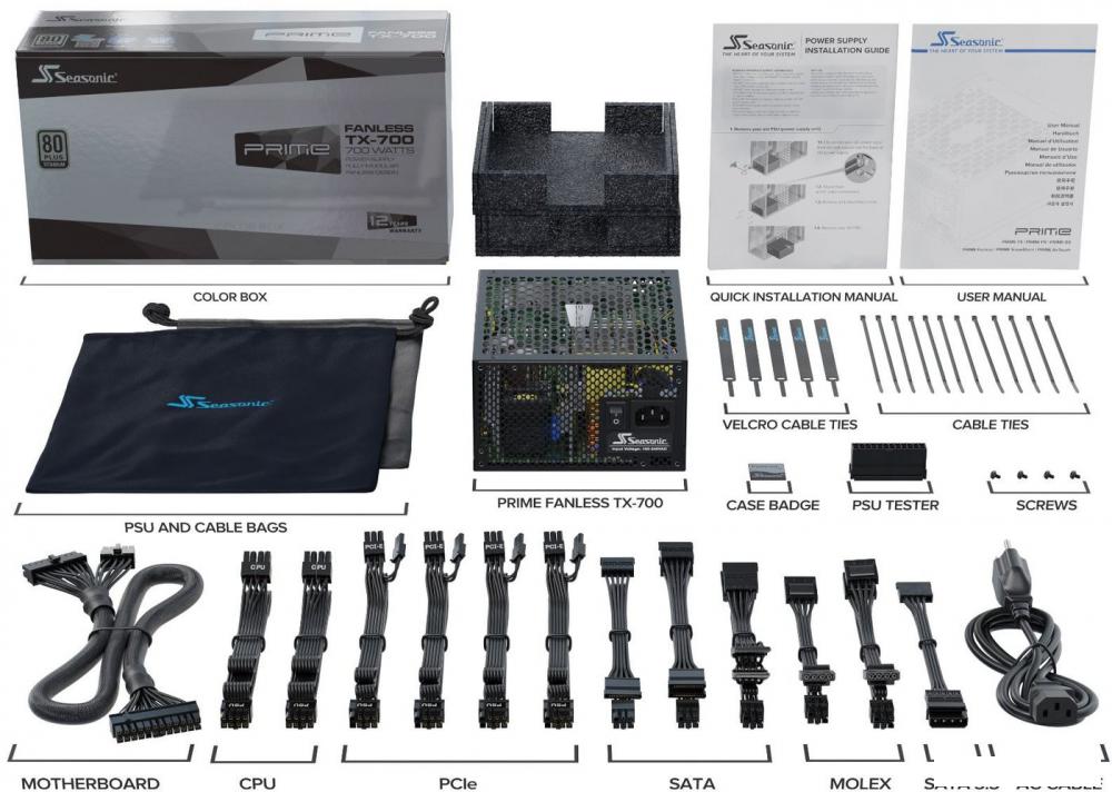 Блок питания Seasonic Prime Fanless TX-700