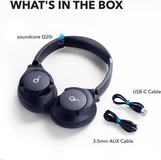 Наушники Anker Soundcore Q20i (черный)