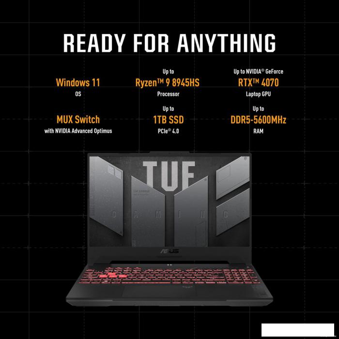 Игровой ноутбук ASUS TUF Gaming A15 2024 FA507UI-LP166