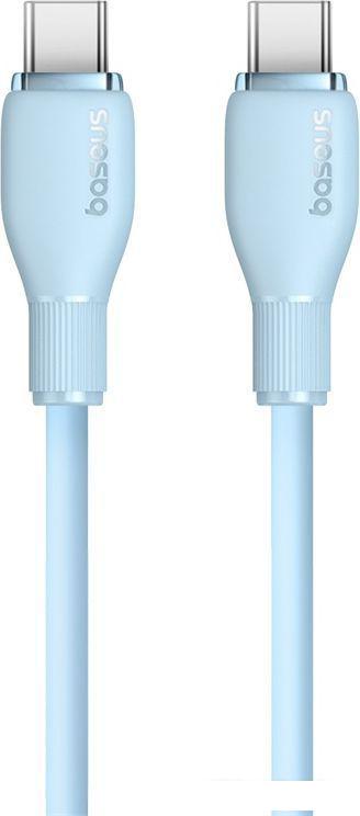 Кабель Baseus Pudding Series USB Type-C - USB Type-C (1.2 м, голубой)