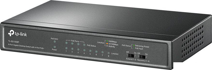 Неуправляемый коммутатор TP-Link TL-SG1008P V7