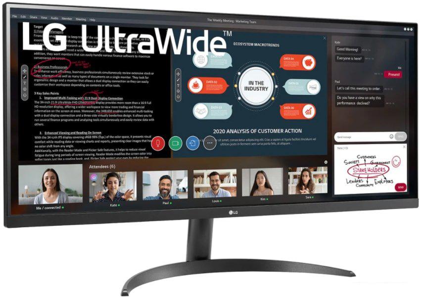 Монитор LG UltraWide 34WP500-B Монитор LG UltraWide 34WP500-B