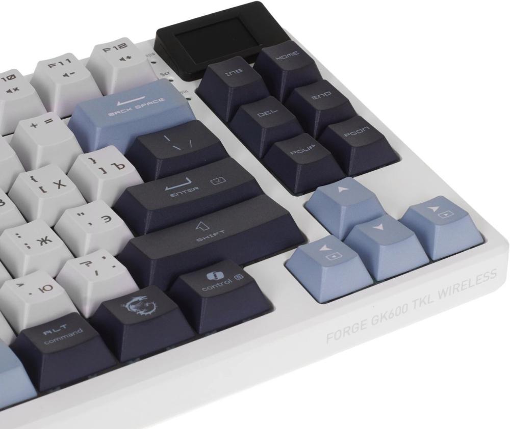 Клавиатура MSI Forge GK600 TKL Wireless Sky