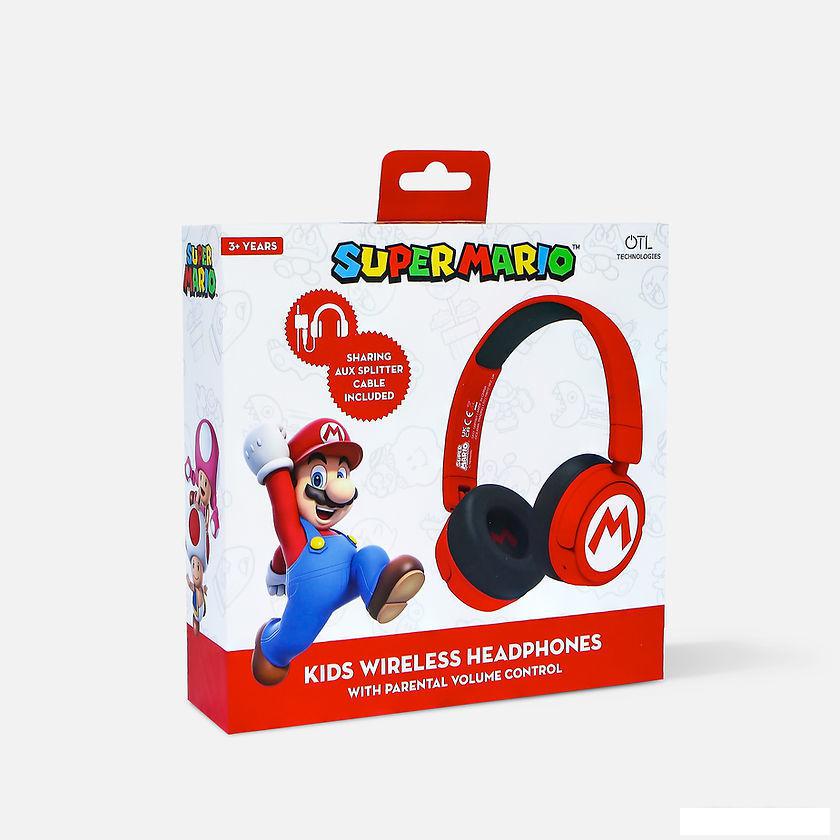 Наушники OTL Technologies Super Mario Red Kids Wireless SM1016