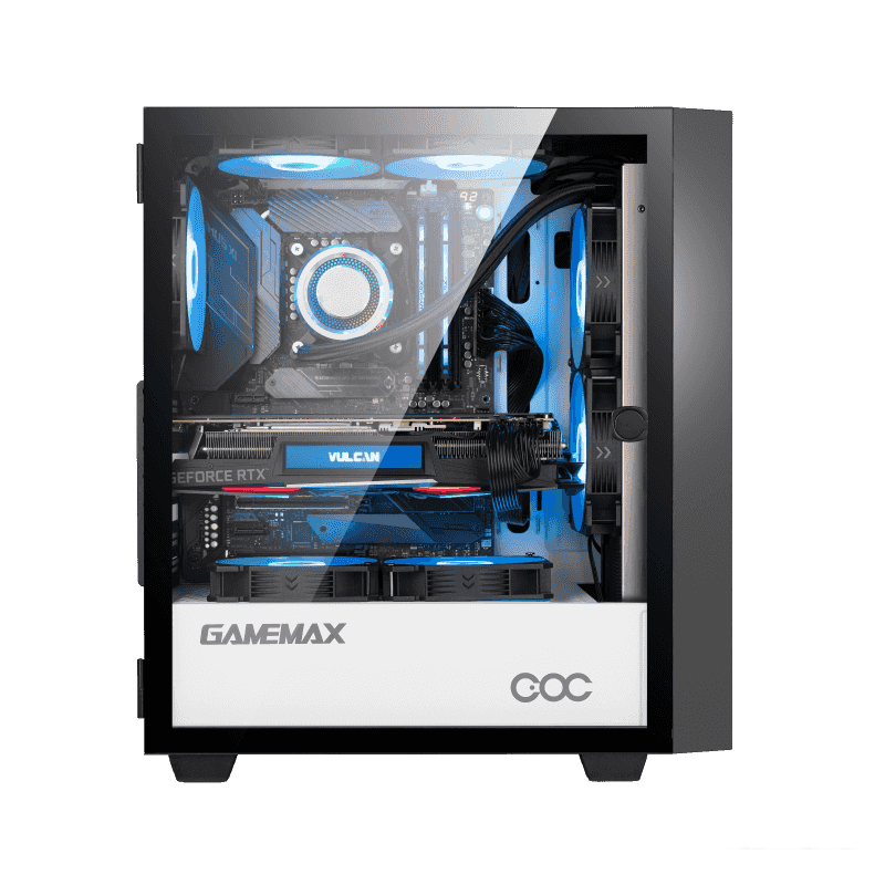 Корпус GameMax Brufen C3 BW (черный/белый)