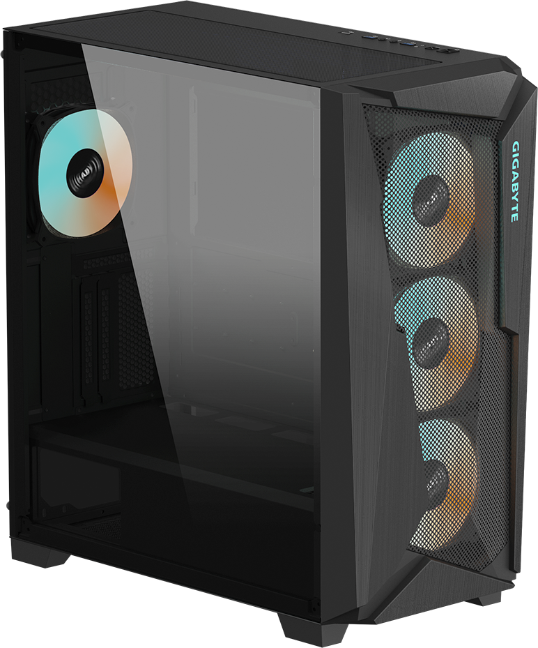 Корпус Gigabyte C301 Glass (черный)