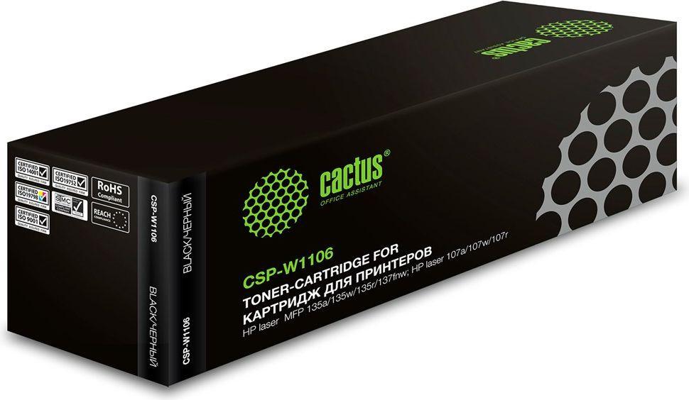 Картридж CACTUS CSP-W1106X (аналог HP W1106X) Картридж CACTUS CSP-W1106X (аналог HP W1106X)
