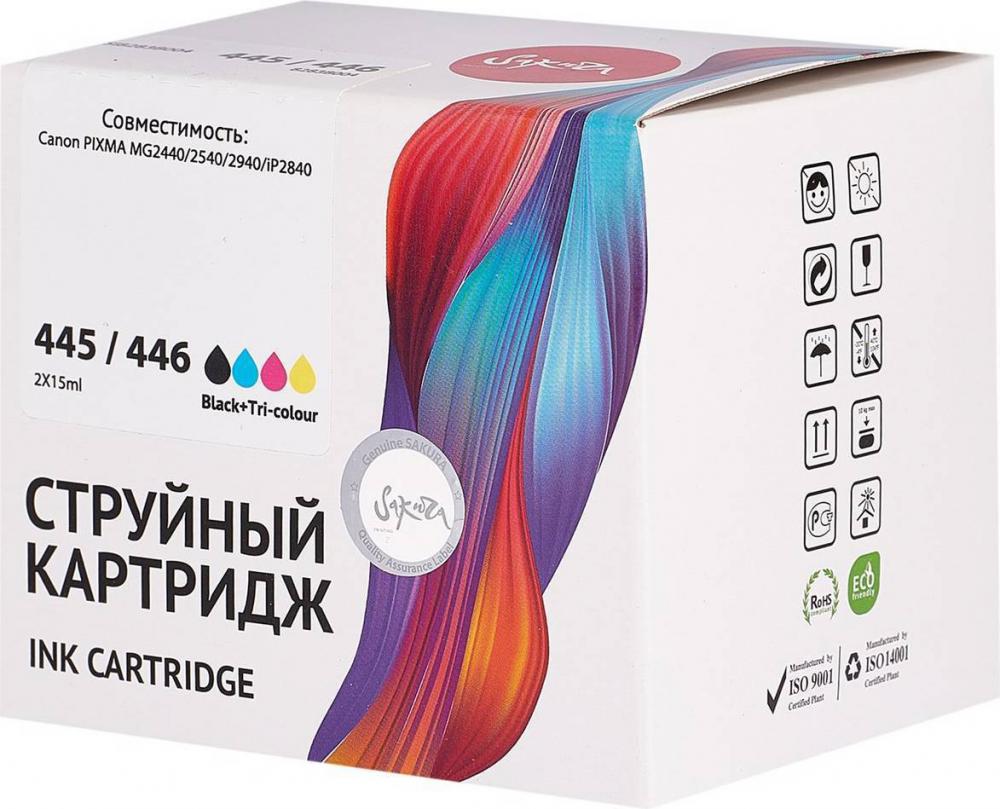 Картридж Sakura Printing SI8283B004 (аналог Canon 445 Black) Картридж Sakura Printing SI8283B004 (аналог Canon 445 Black)