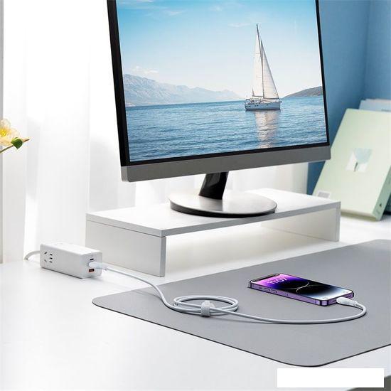 Кабель Baseus Pudding Series USB Type-A - Lightning (2 м, белый)