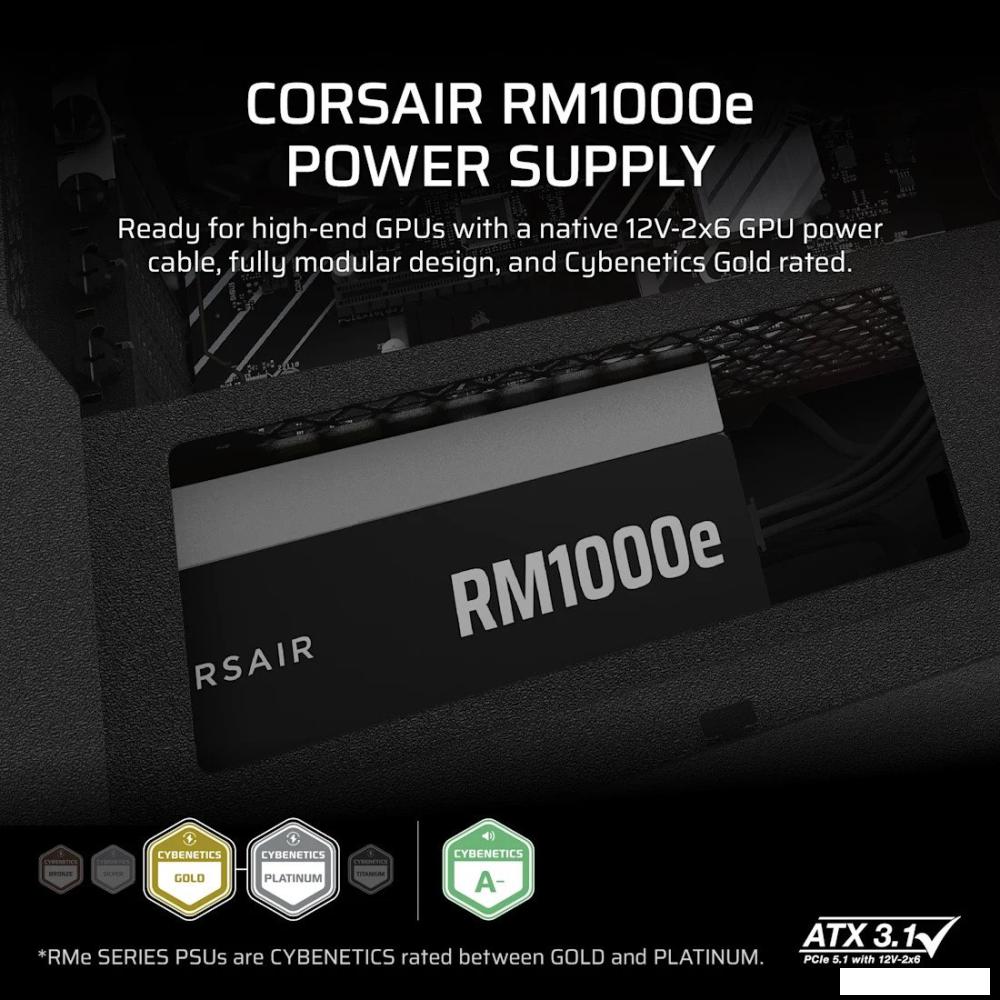 Блоки питания Corsair RM1000e CP-9020297-EU