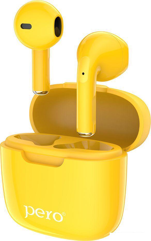 Наушники и гарнитуры Pero TWS05 Colorful (желтый)