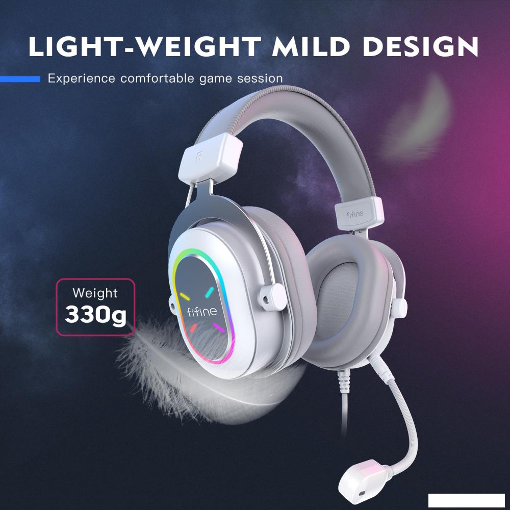 Наушники FIFINE H6X (белый)