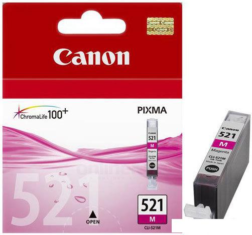 Картридж-чернильница (ПЗК) Canon CLI-521 Magenta Картридж-чернильница (ПЗК) Canon CLI-521 Magenta