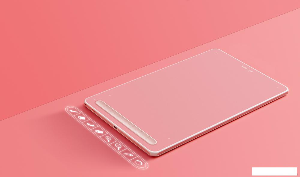 Графический планшет XP-Pen Deco 01 V2 (розовый)
