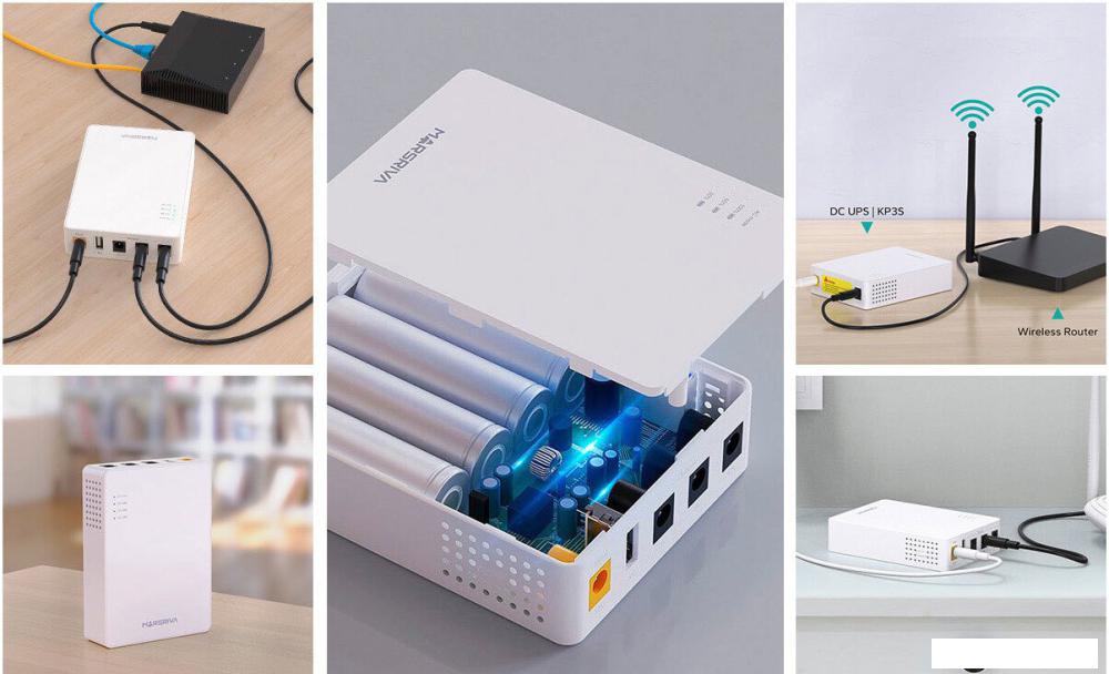 Источник бесперебойного питания Marsriva Smart Mini DC UPS KP3 (белый)