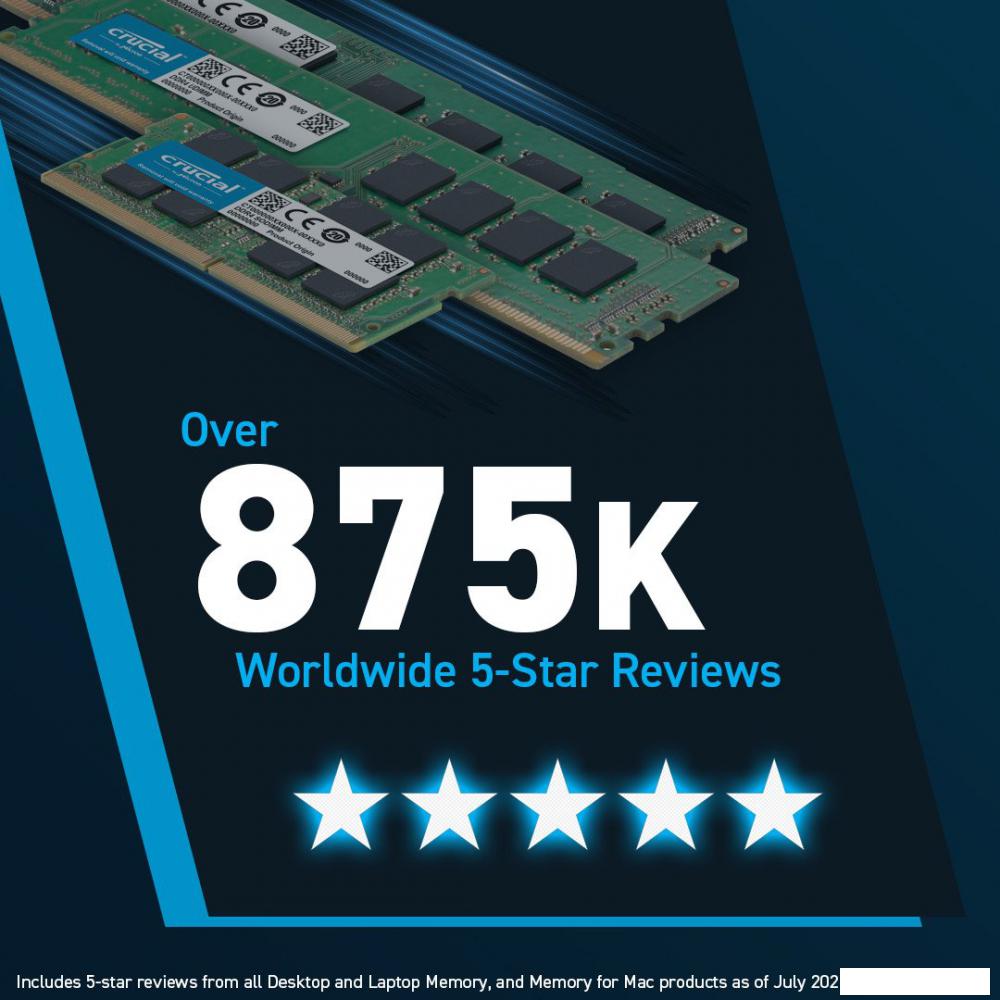 Оперативная память Crucial 16ГБ DDR5 4800 МГц CB16GU4800