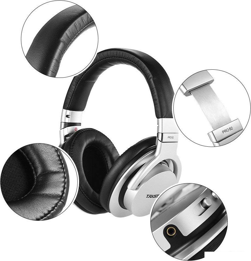 Наушники Takstar PRO 82 (серебристый)