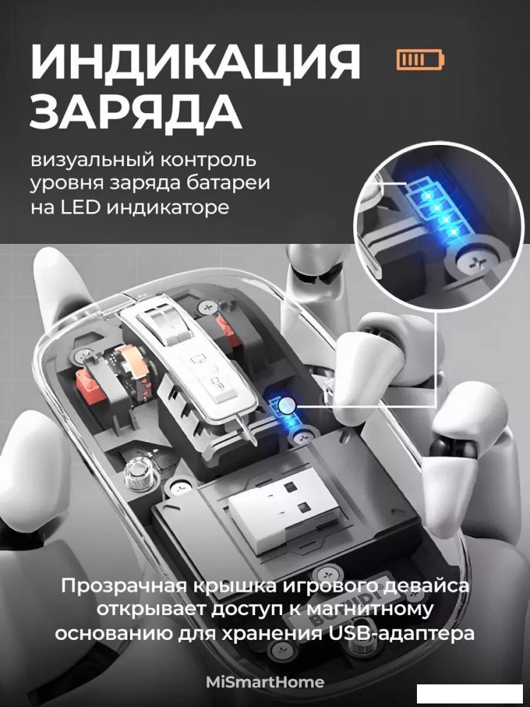 Мышь Bomidi GM1 (белый)