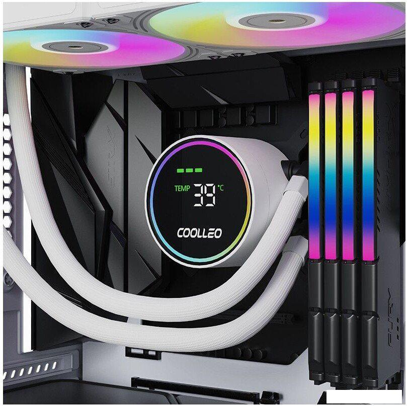 Система жидкостного охлаждения для процессора Coolleo DIG-360-WH