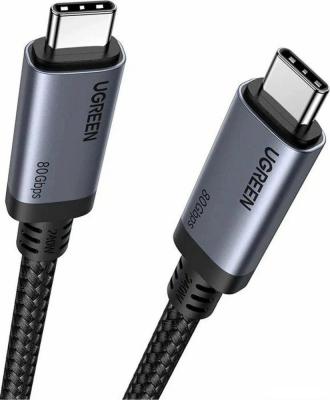 Кабель Ugreen L706 USB Type-C - USB Type-C 65383 (1 м, серый)