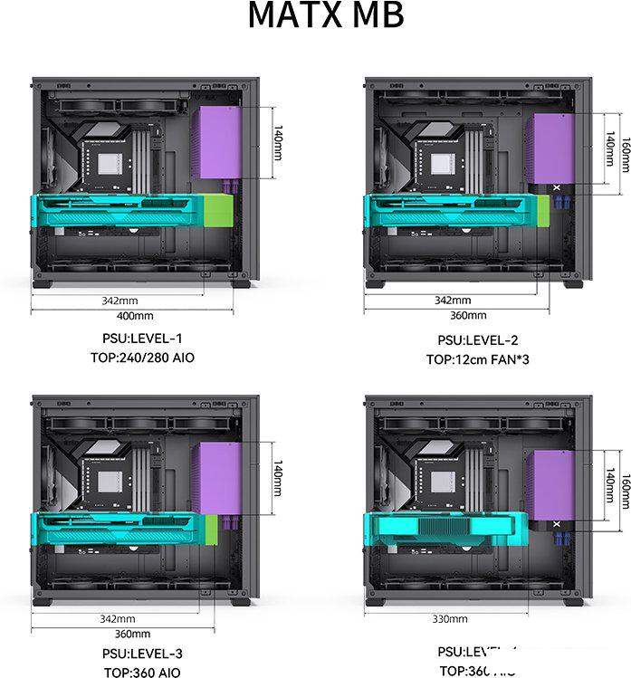 Корпус Jonsbo D41 STD Screen (черный)