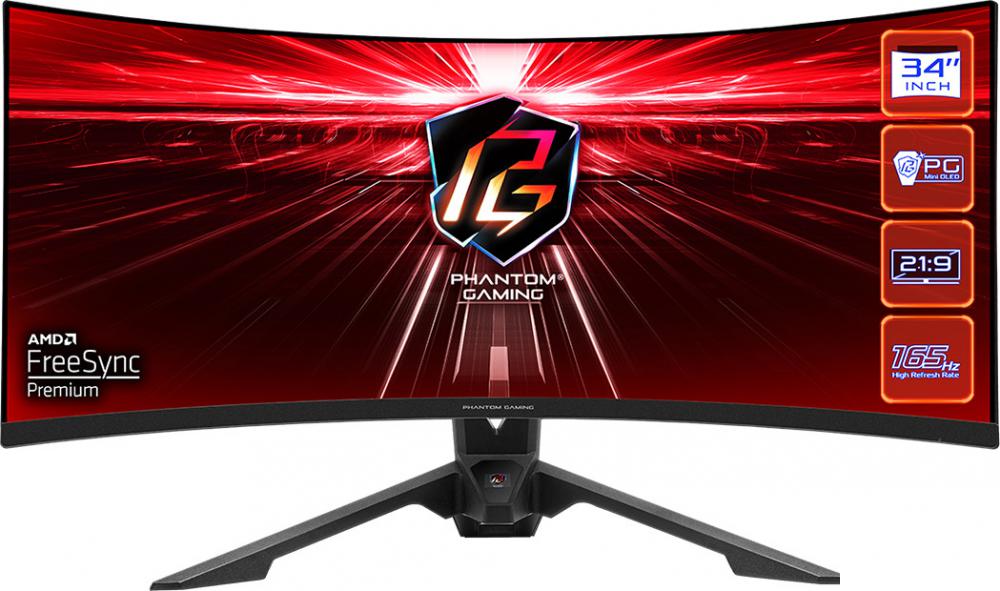 Игровой монитор ASRock Phantom Gaming PG34WQ15R3A Игровой монитор ASRock Phantom Gaming PG34WQ15R3A