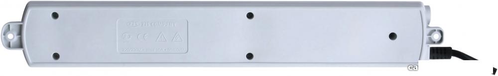 Сетевой фильтр ZIS Pilot S 6 розеток, 10 м, серый