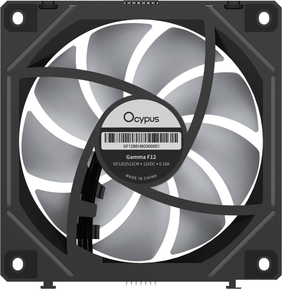 Комплект вентиляторов для корпуса Ocypus Gamma F12 Uni BK ARGB Reverse Blade 3IN1