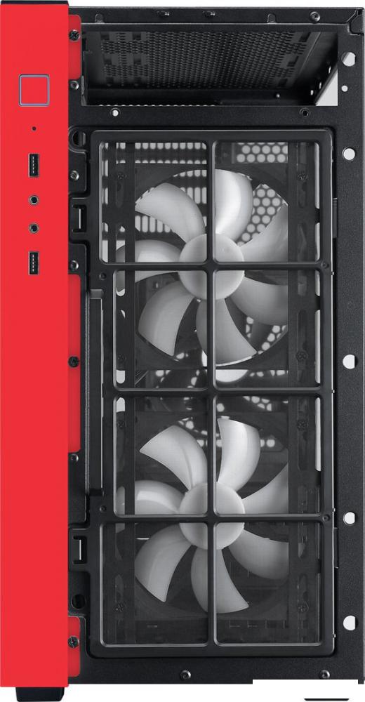 Корпус SilverStone RL08 (черный/красный)