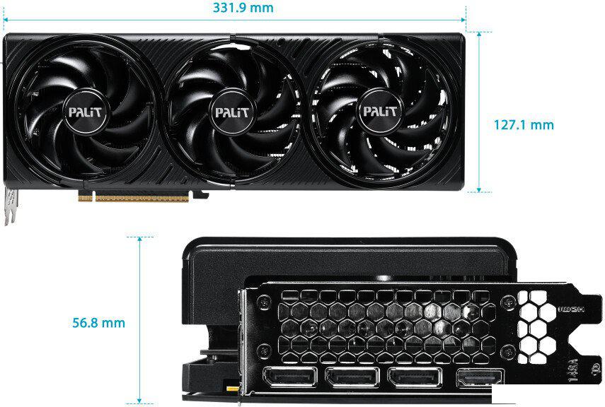 Видеокарта Palit GeForce RTX 5080 Infinity 3 NE75080019T2-GB2035S