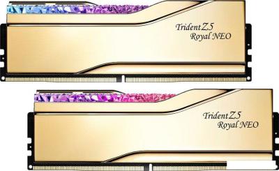 Оперативная память G.Skill Trident Z5 Royal Neo 2x32ГБ DDR5 6400 МГц F5-6400J3039G16GX2-TR5G