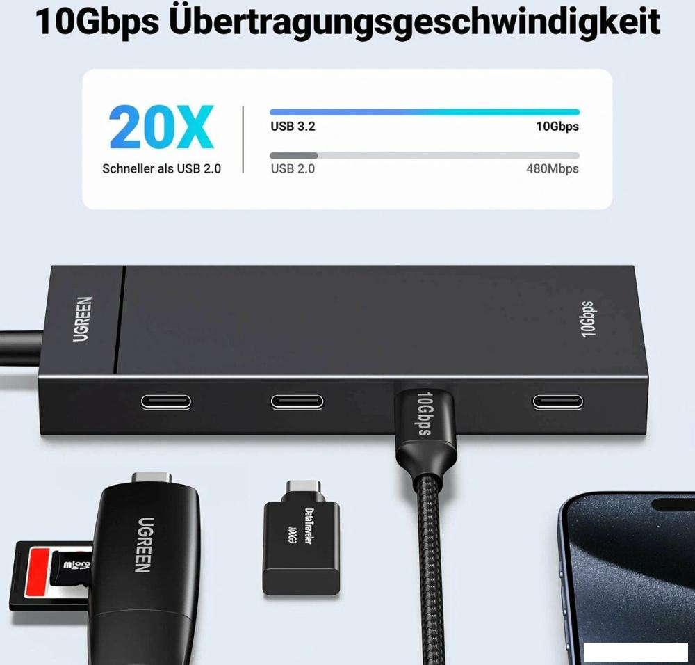 USB-хаб Ugreen CM806 35584