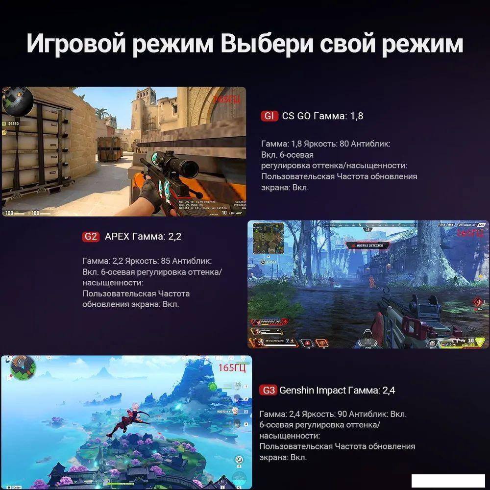 Игровой монитор Sanc G5c II M2466QPT