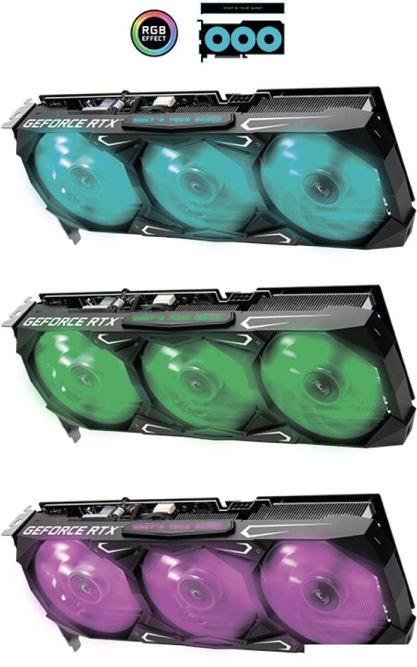Видеокарта KFA2 GeForce RTX 3060 Ti GDDR6X SG 1-Click OC Plus Updated Ver. 36ISM6MD1GSK