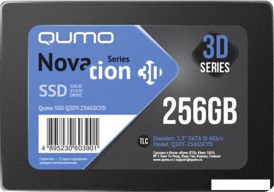 SSD QUMO Novation 3D TLC 256GB Q3DT-256GSCYD