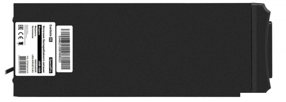 Источник бесперебойного питания ExeGate SpecialPro UNB-1000.LED.AVR.C13.RJ.USB