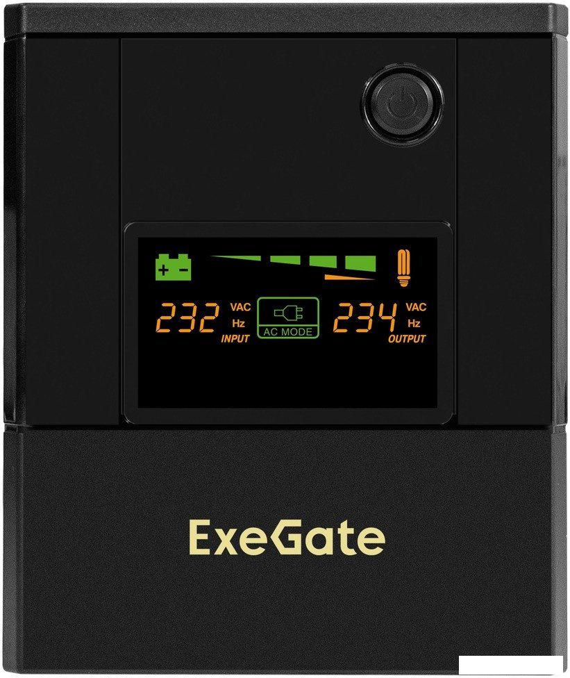 Источник бесперебойного питания ExeGate Smart LB-2200.LCD.AVR.4SH.USB EX299787RUS