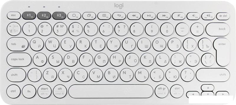 Клавиатура Logitech Multi-Device K380 Bluetooth 920-009163 (белый)