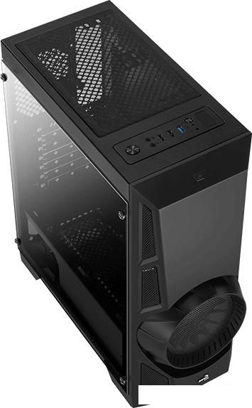 Корпус AeroCool AeroEngine RGB Tempered Glass RGB-G-BK-v2