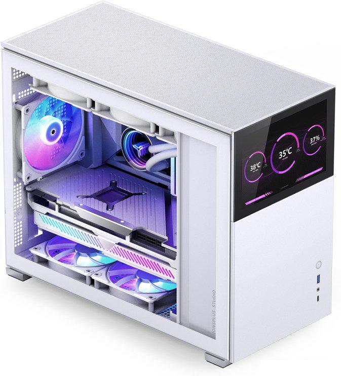 Корпус Jonsbo D31 STD Screen (белый)