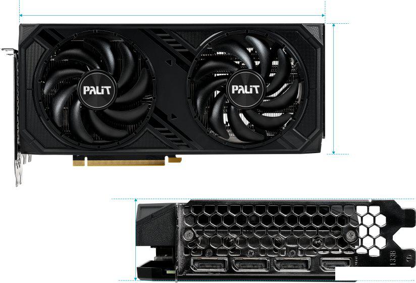 Видеокарта Palit GeForce RTX 4070 Dual NED4070019K9-1047D