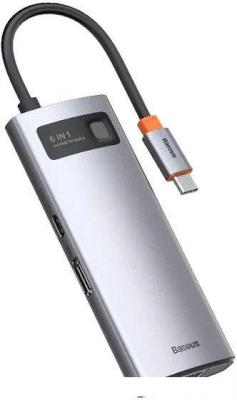 Док-станция Baseus StarJoy 6-Port Type-C Hub Adapter WKWG080013