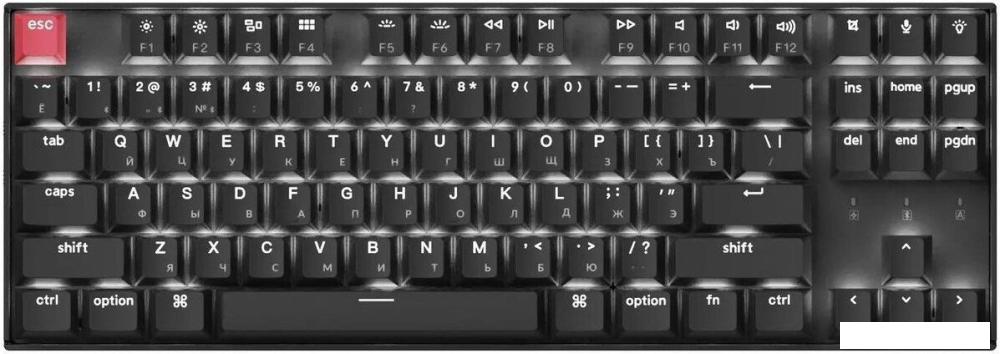 Клавиатура Keychron K8 V2 White LED K8X-A1Z-RU (Keychron Super Red)