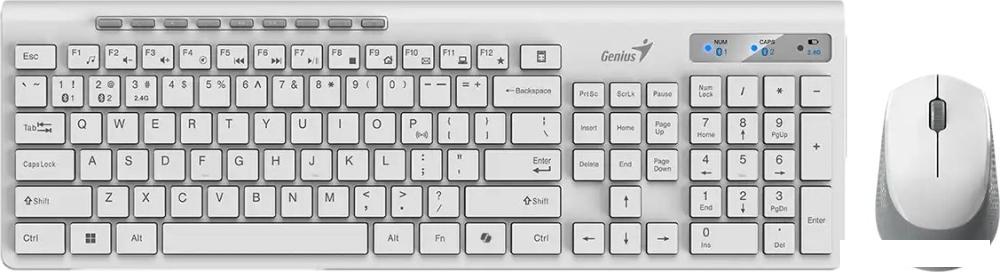 Наборы периферии Genius SlimStar 8230 (белый)